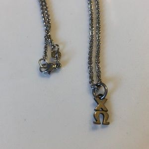 James Avery Chi Omega Charm + Chain